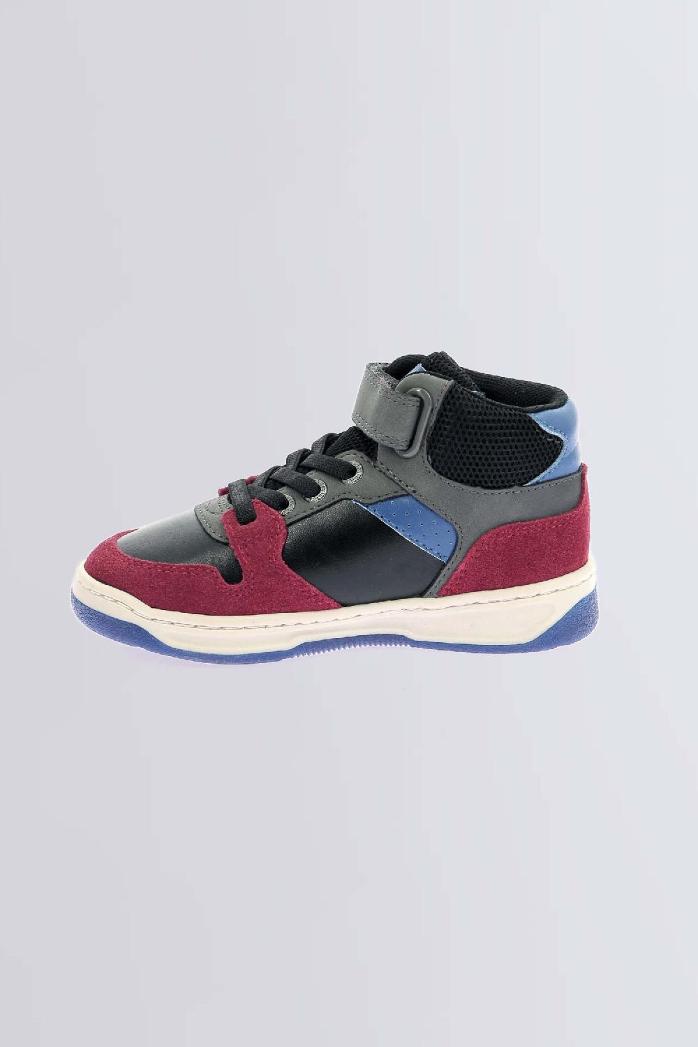 Kickers Kickado Noir Bordeaux Bleu