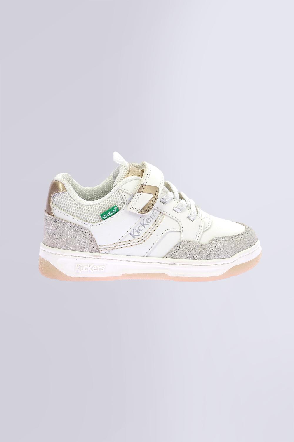 Kickers Kickarting Blanc Argent Or
