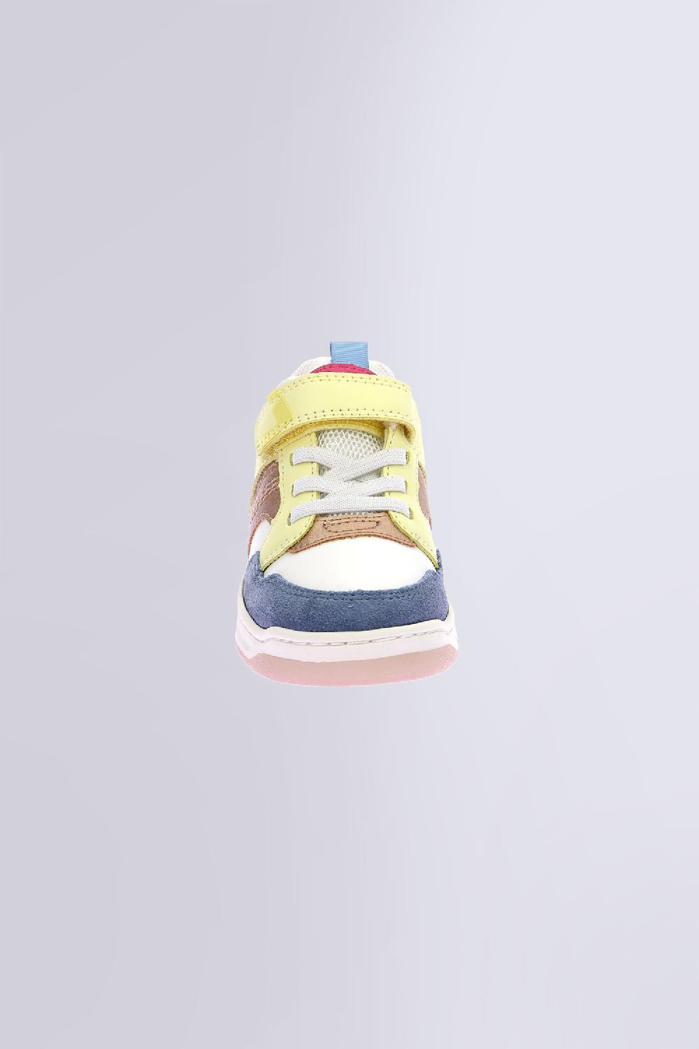 Kickers Kickarting Blanc Bleu Jaune