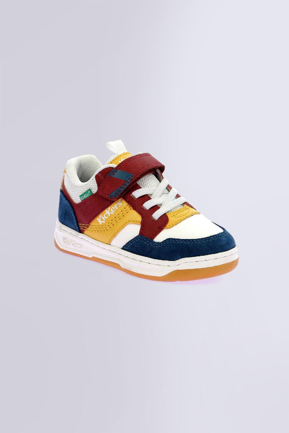 Kickers Kickarting Blanc Bordeaux Bleu