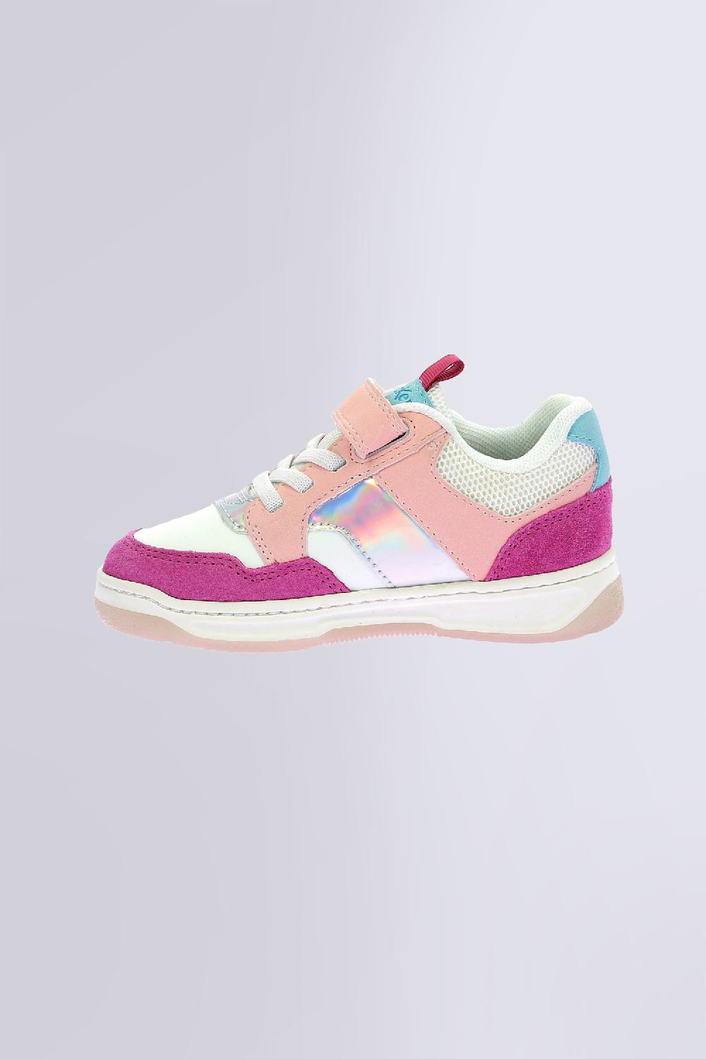Kickers Kickarting Blanc Fuchsia Rose