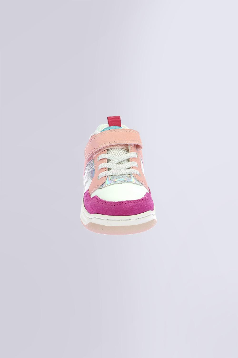 Kickers Kickarting Blanc Fuchsia Rose