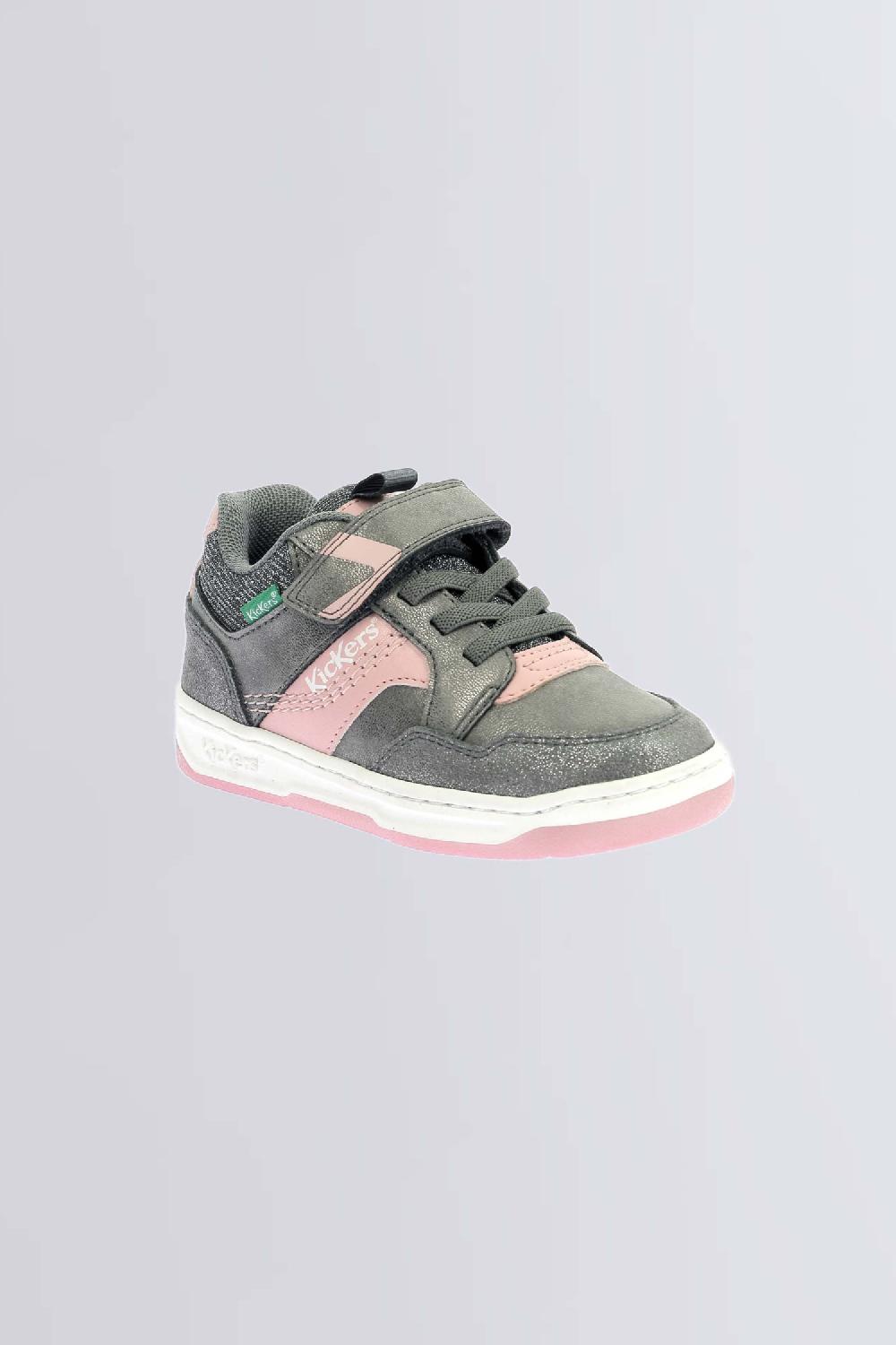 kickers Kickarting Gris rose argent