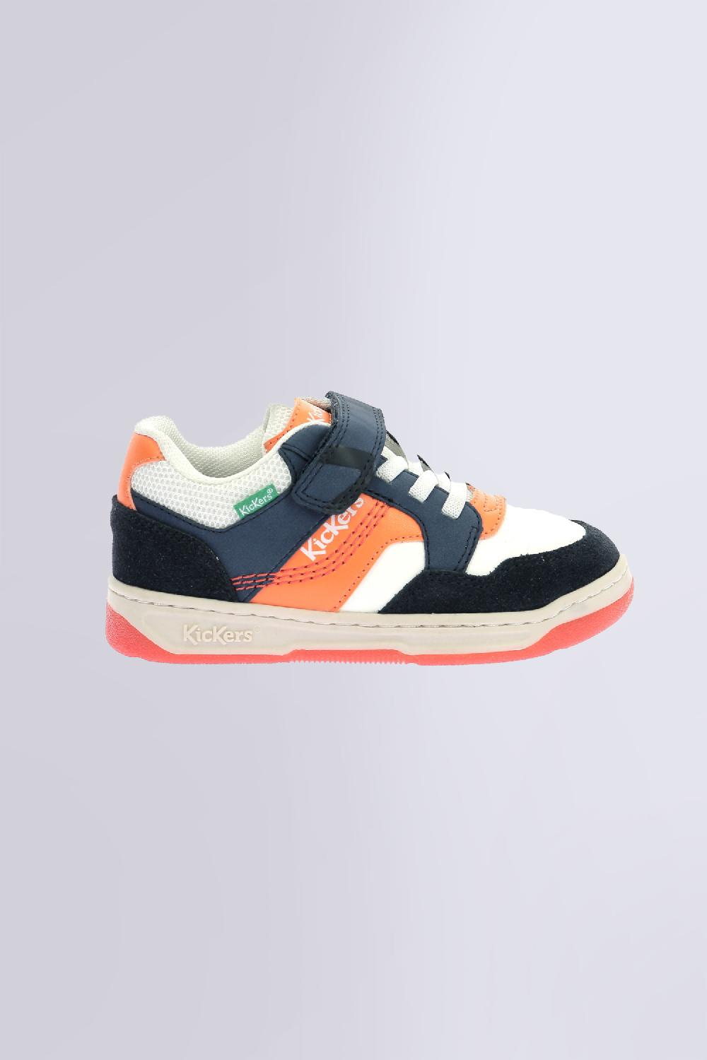Kickers Kickarting Marine Blanc Orange