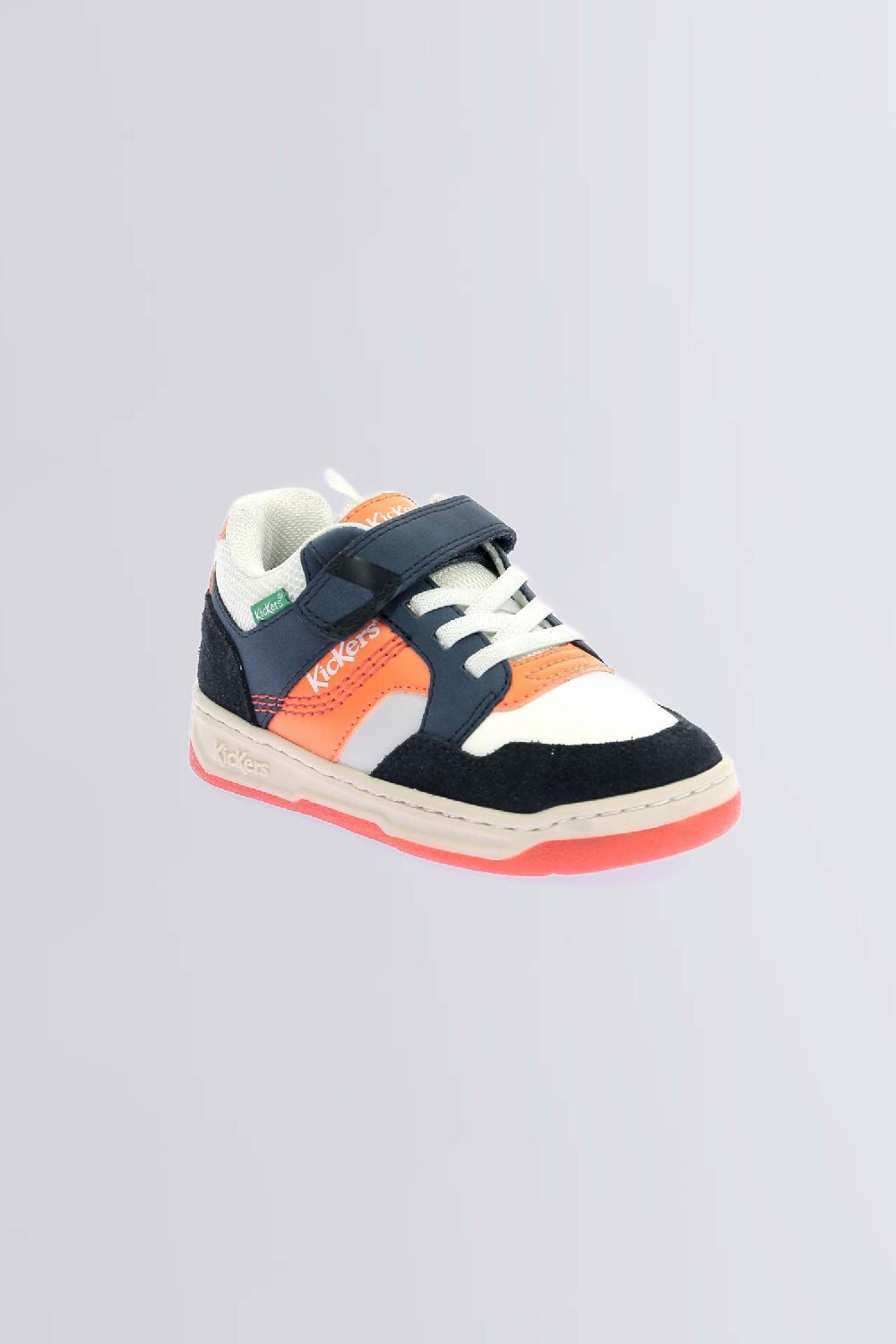 kickers Kickarting Marine blanc orange