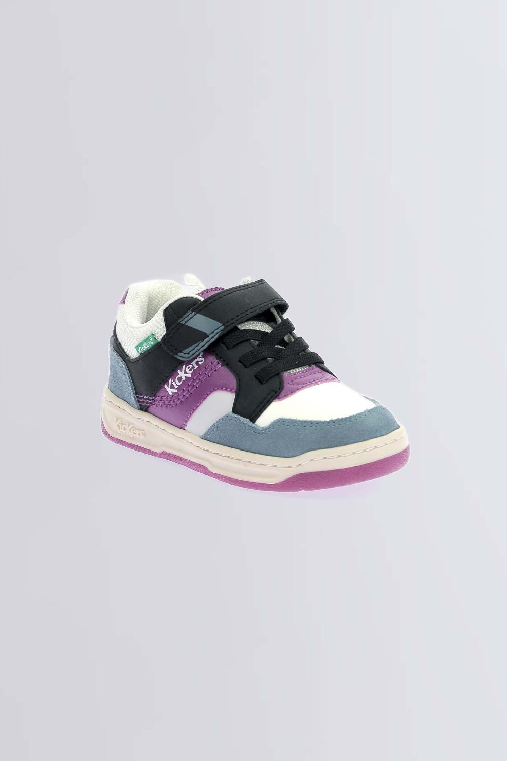 kickers Kickarting Noir violet bleu