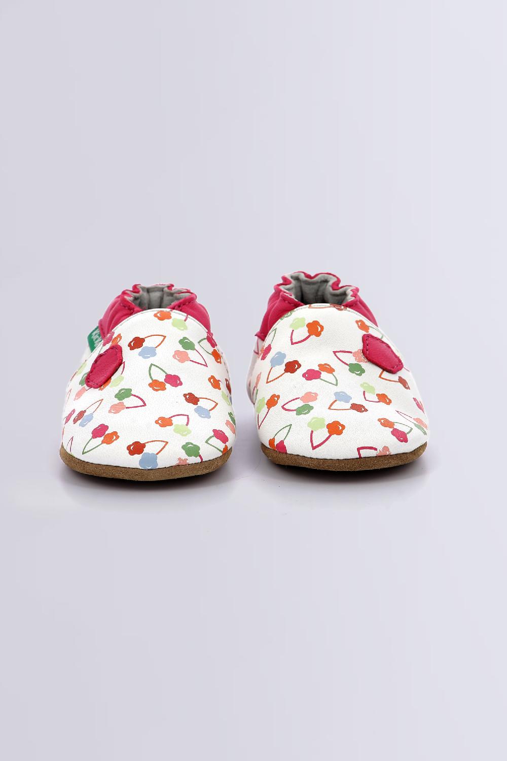 Kickers Kickbaby Blanc Cerise