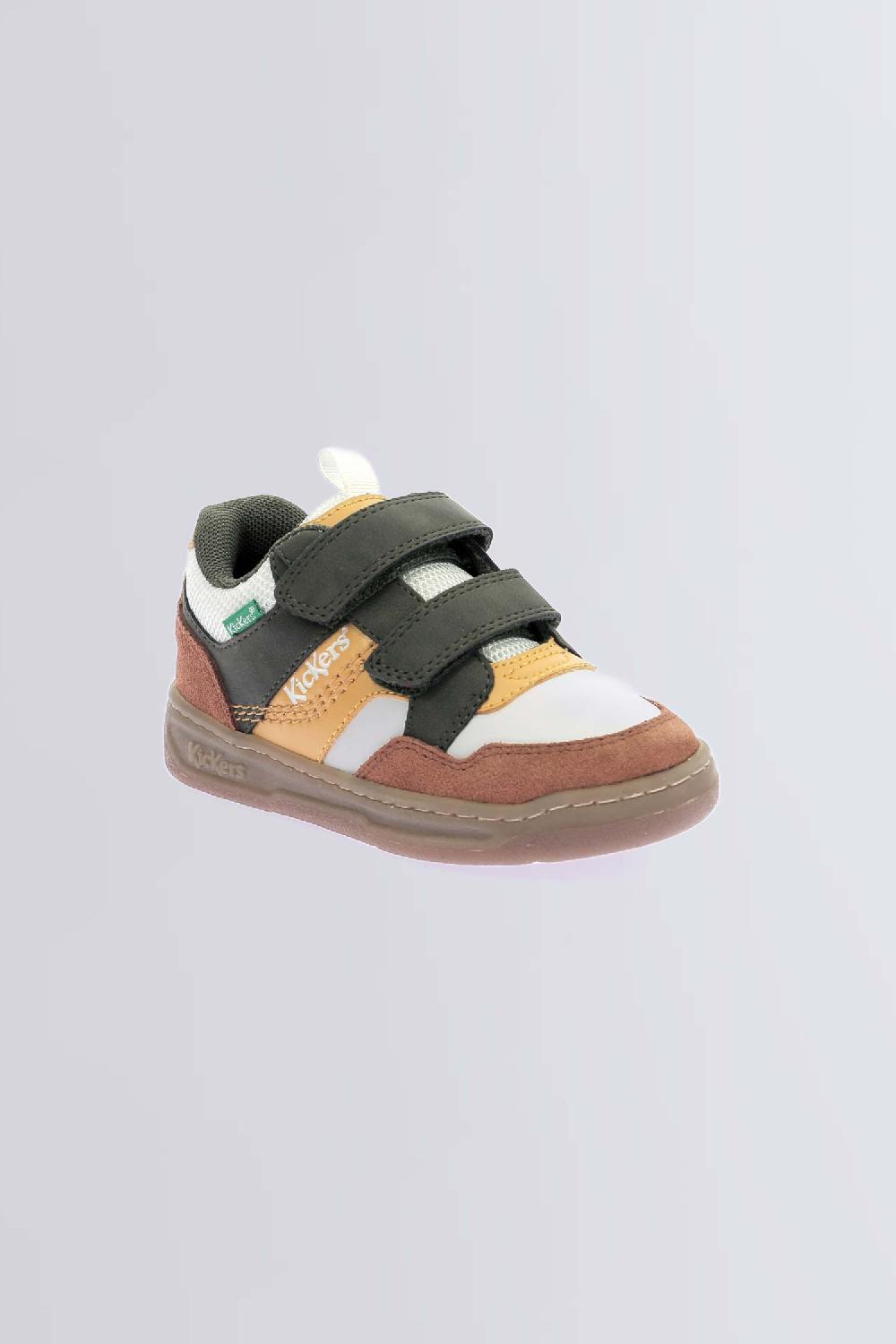 kickers Kickbiking Marron blanc