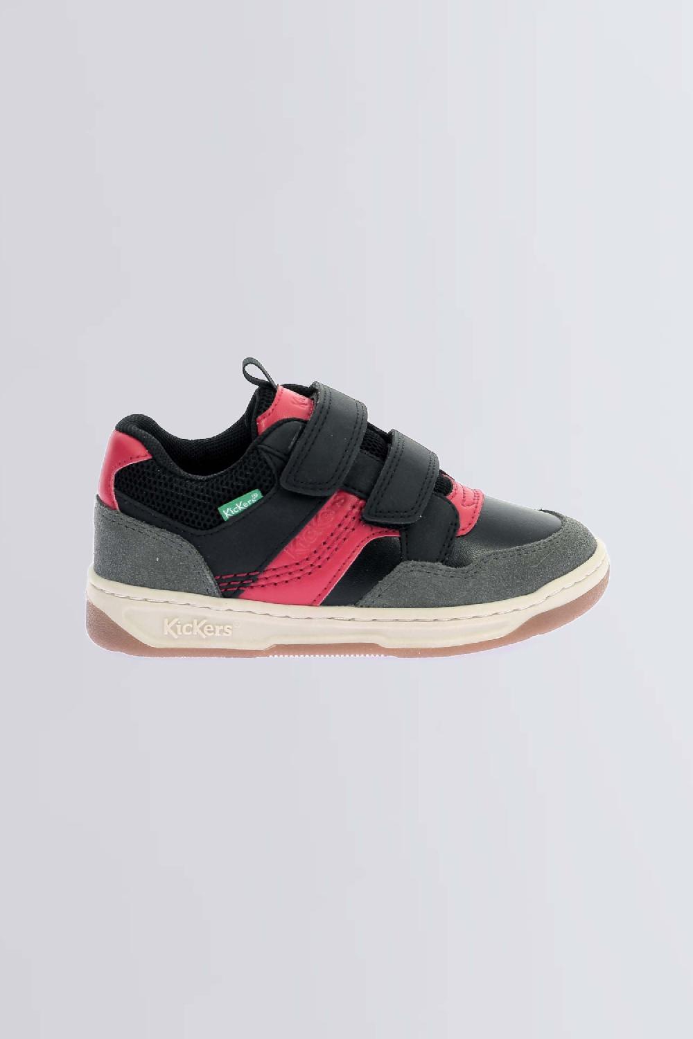 Kickers Kickbiking Rouge Noir Gris