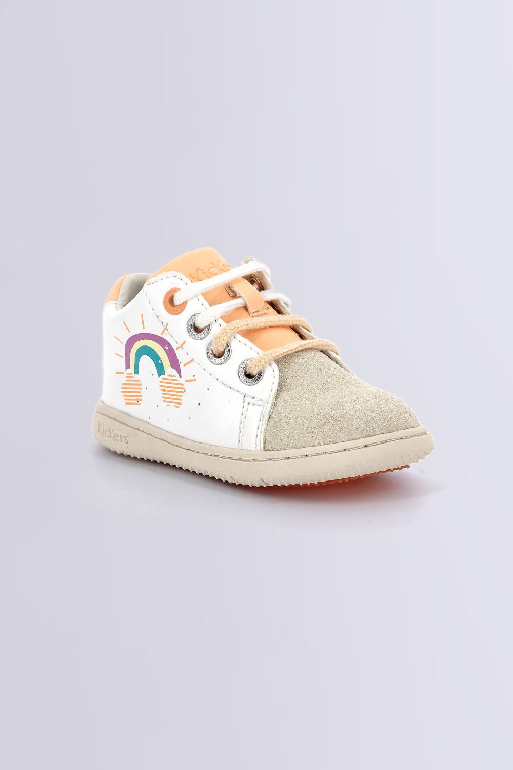 kickers Kickblace Blanc rainbow