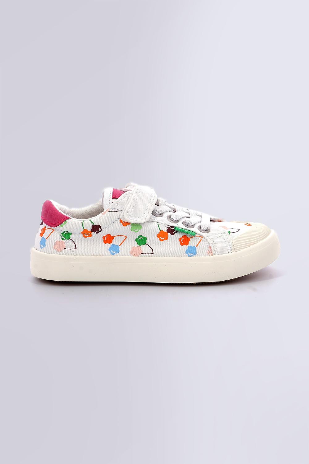 Kickers Kickgoldi Blanc Cerise