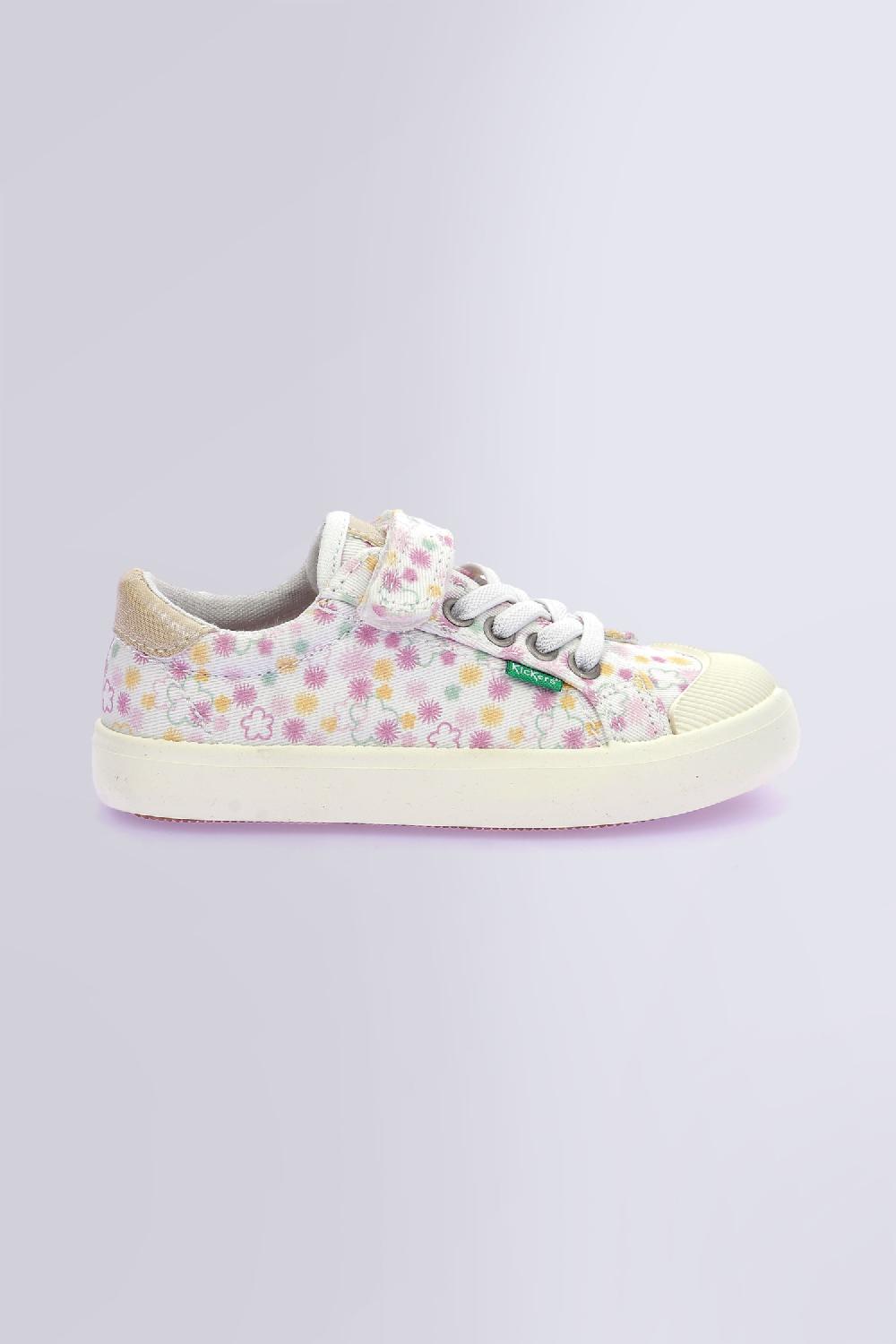 Kickers Kickgoldi Blanc Imprime Festi Ete