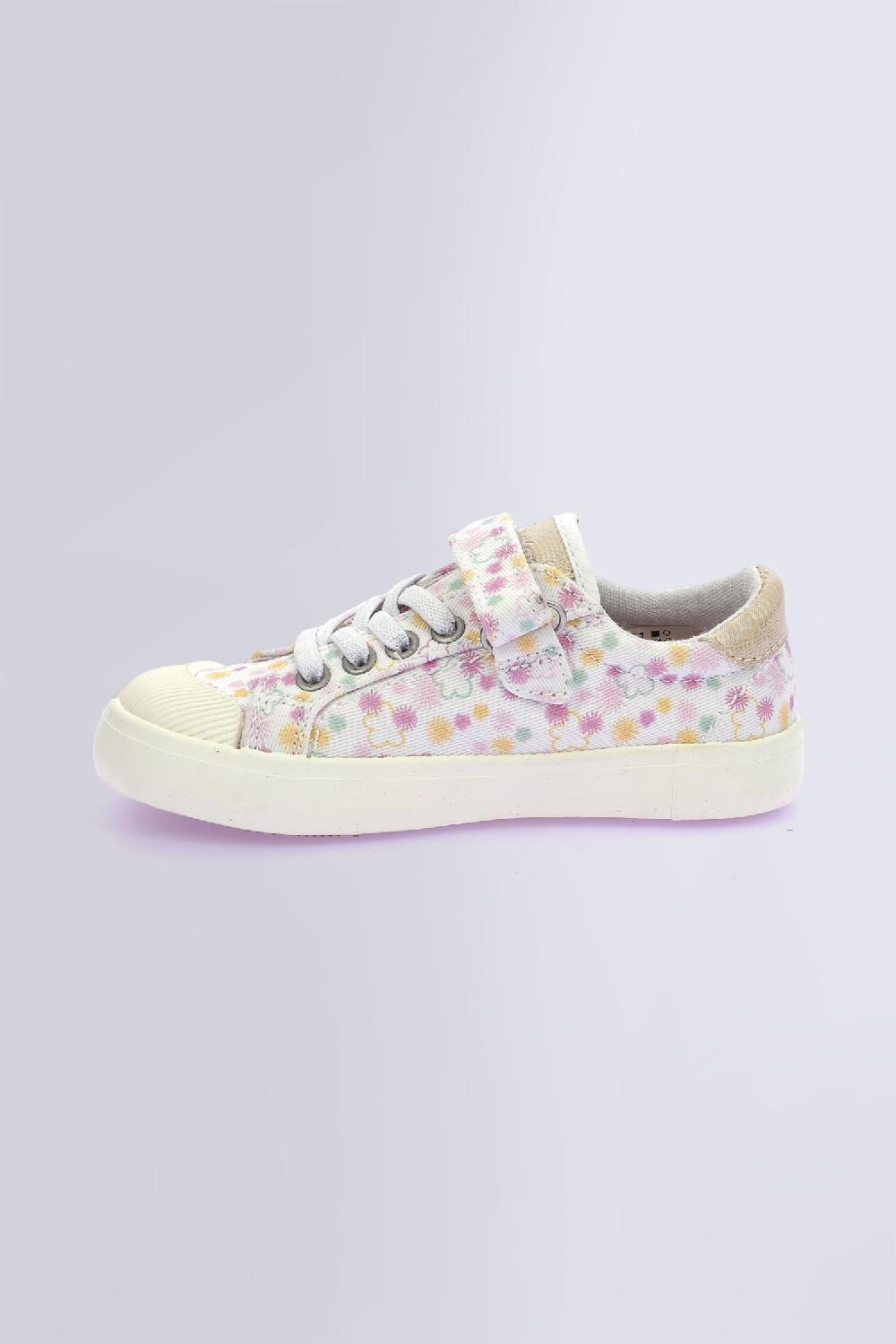 Kickers Kickgoldi Blanc Imprime Festi Ete