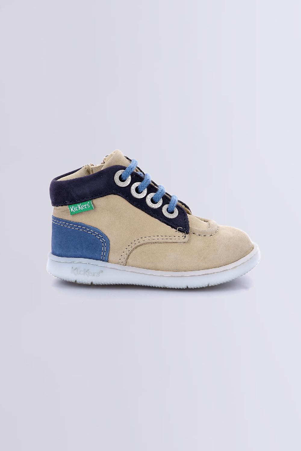 Kickers Kickiconic Beige Marine Bleu