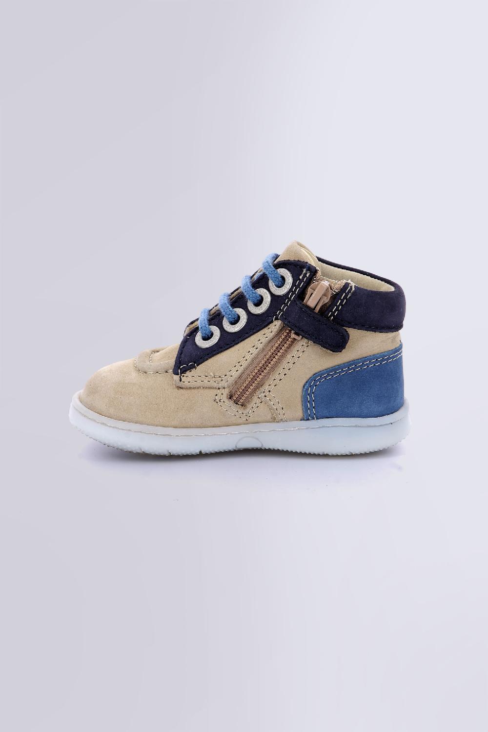 Kickers Kickiconic Beige Marine Bleu