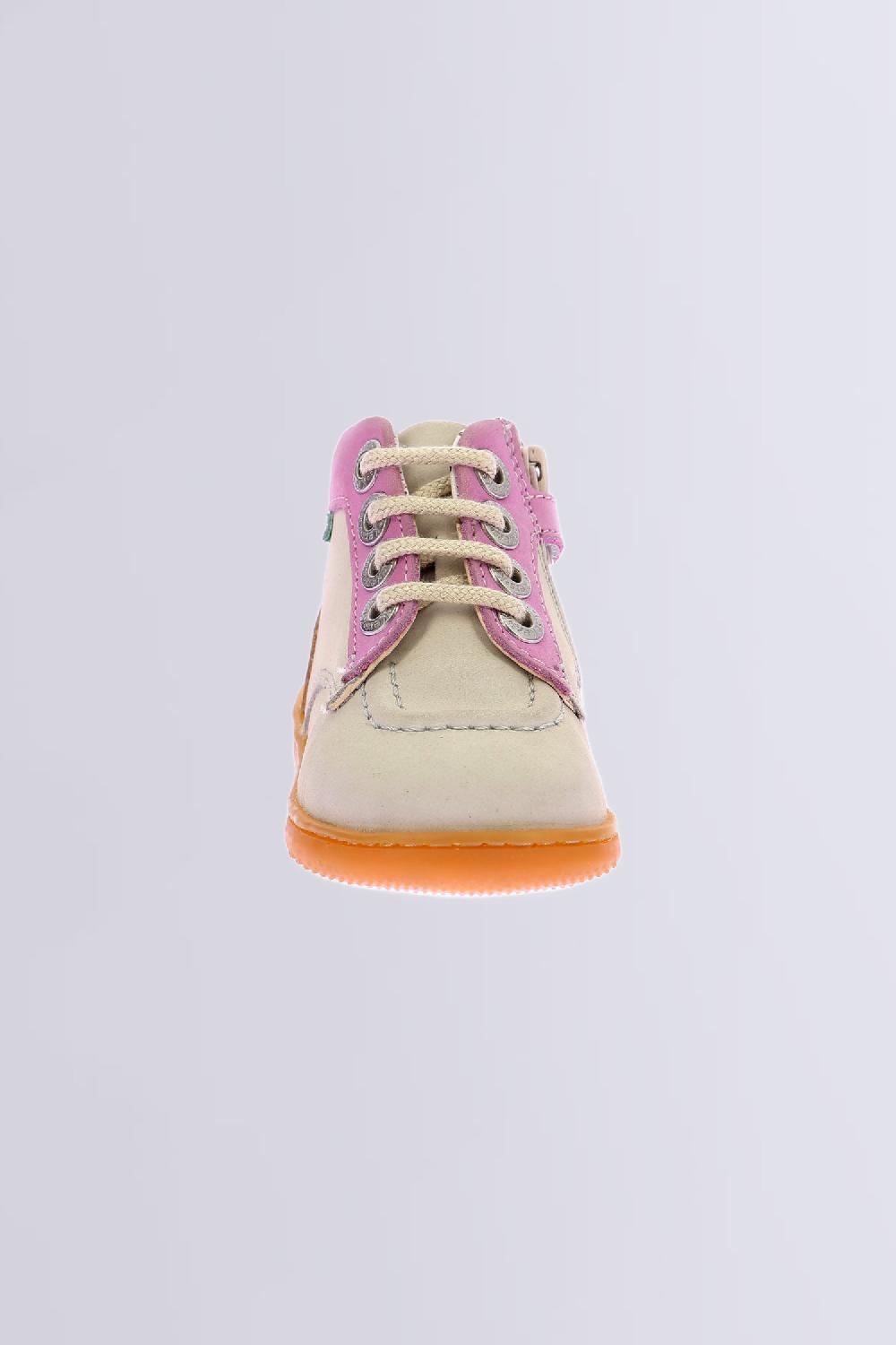 Kickers Kickiconic Blanc Casse Rose Corail