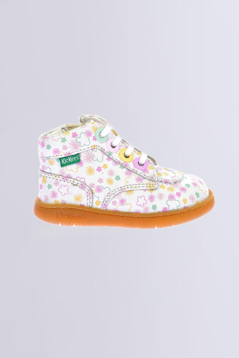 Kickers Kickiconic Blanc Imprime Festi Ete