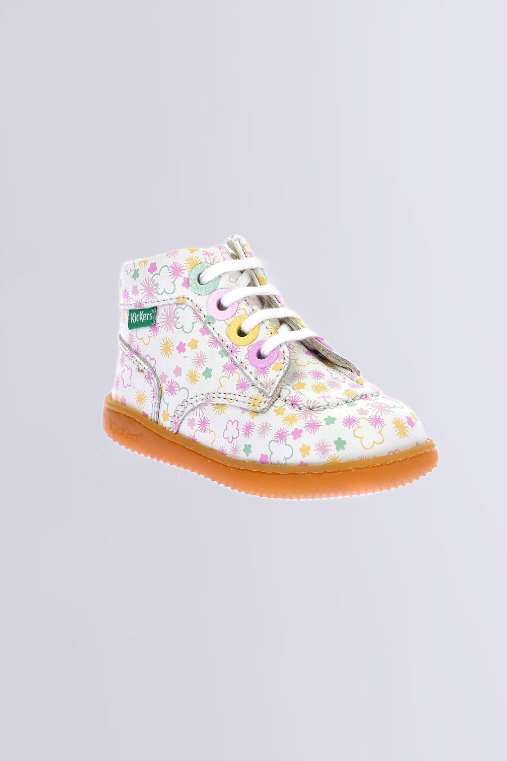 Kickers Kickiconic Blanc Imprime Festi Ete