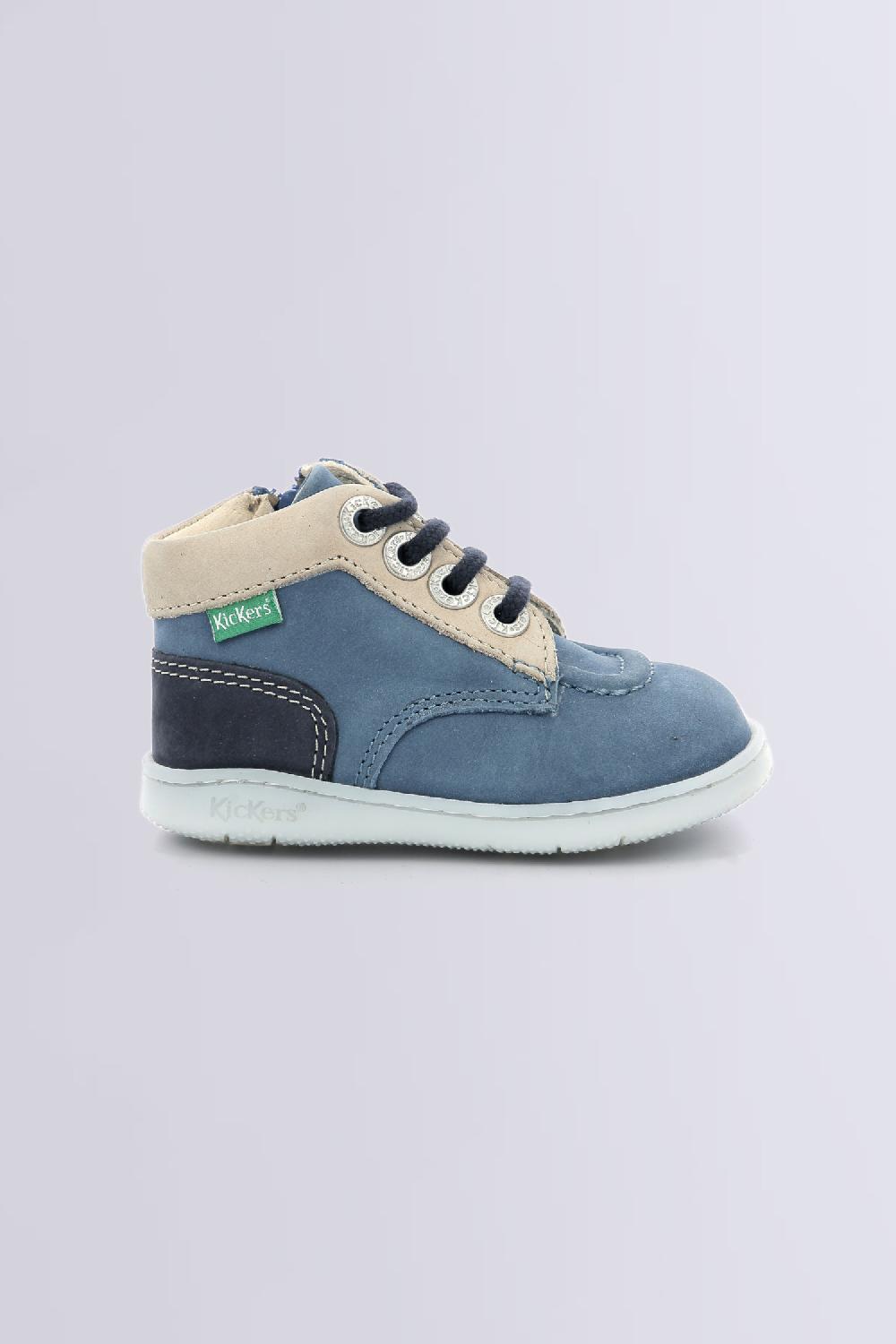 Kickers Kickiconic Bleu Beige Marine