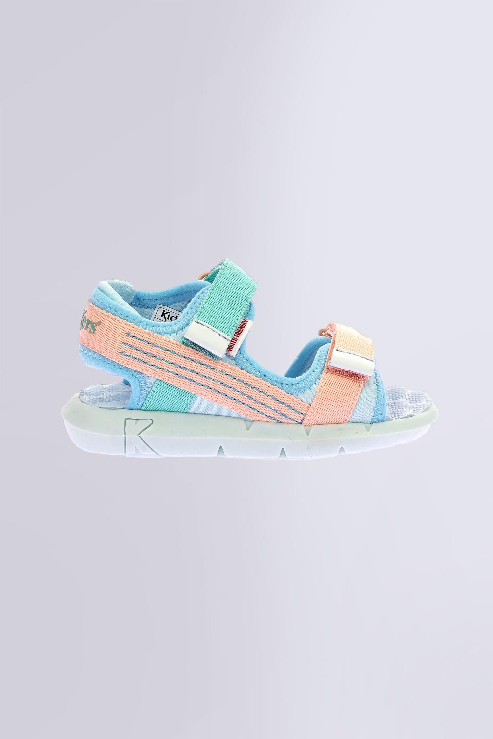 Kickers Kickjune Bleu Rose Corail Vert