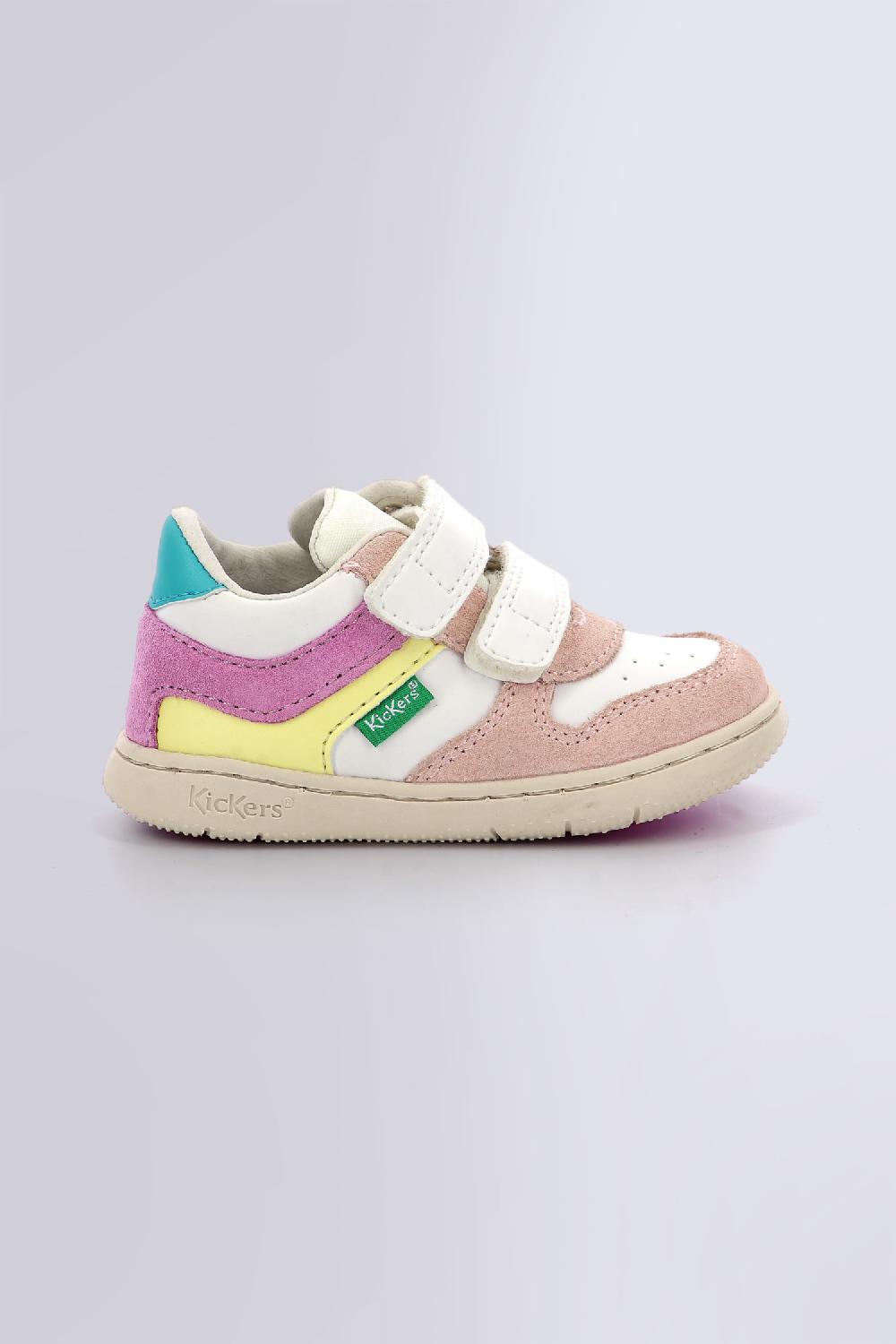Kickers Kickmotion Beige Rose Jaune