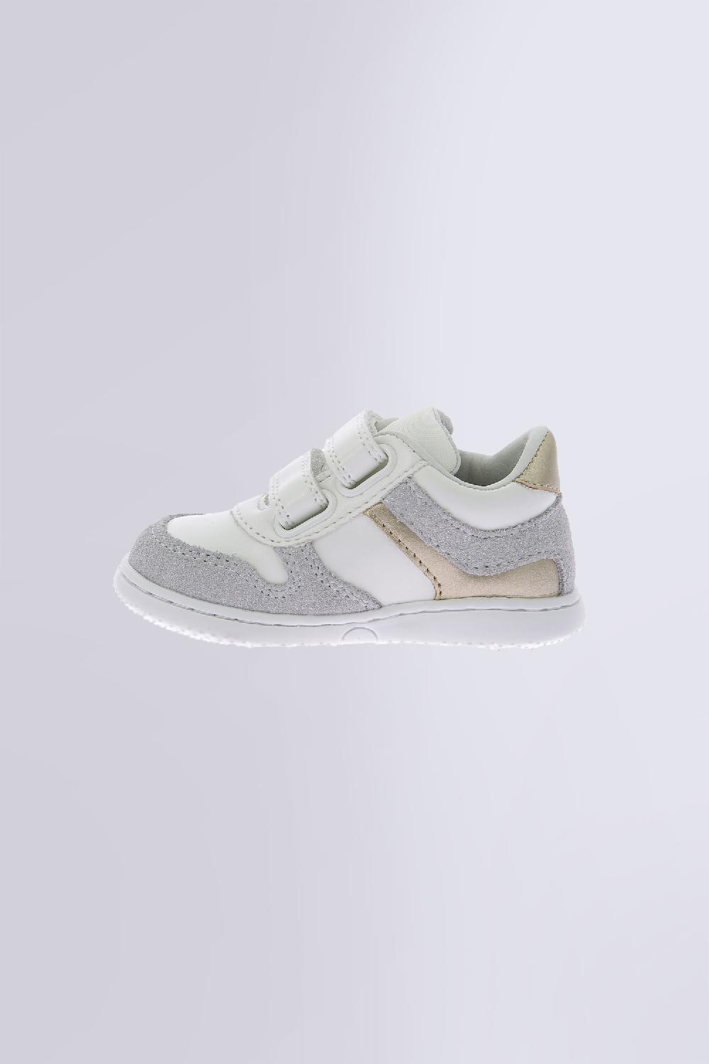 Kickers Kickmotion Blanc Argent Or