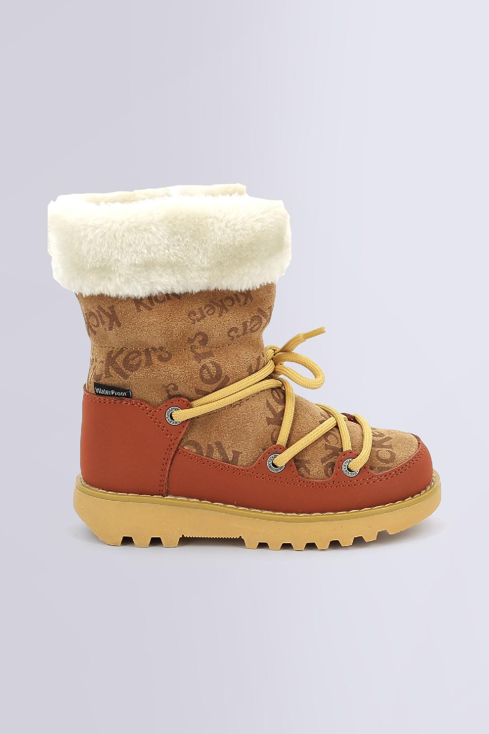 Kickers KICKNEOSNOW KID CAMEL ROUILLE