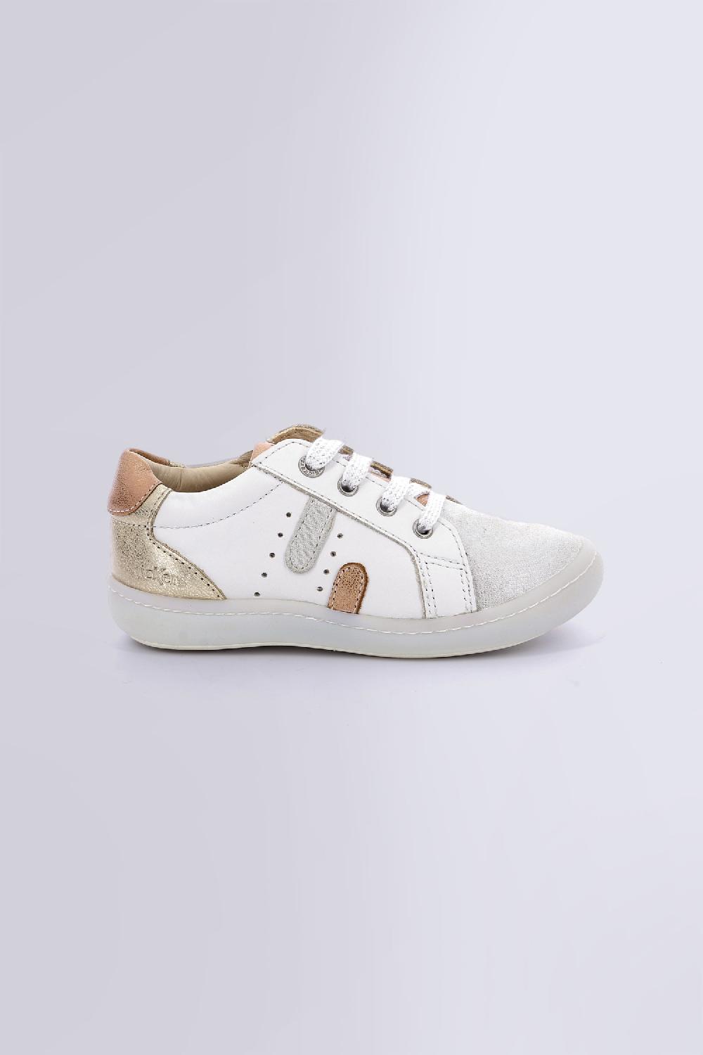 Kickers Kickpom Blanc Argent