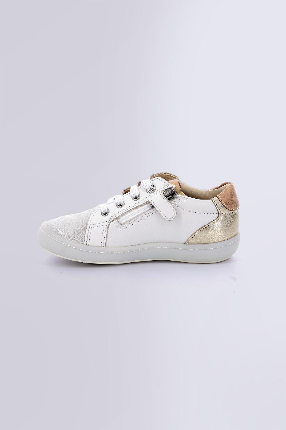 Kickers Kickpom Blanc Argent