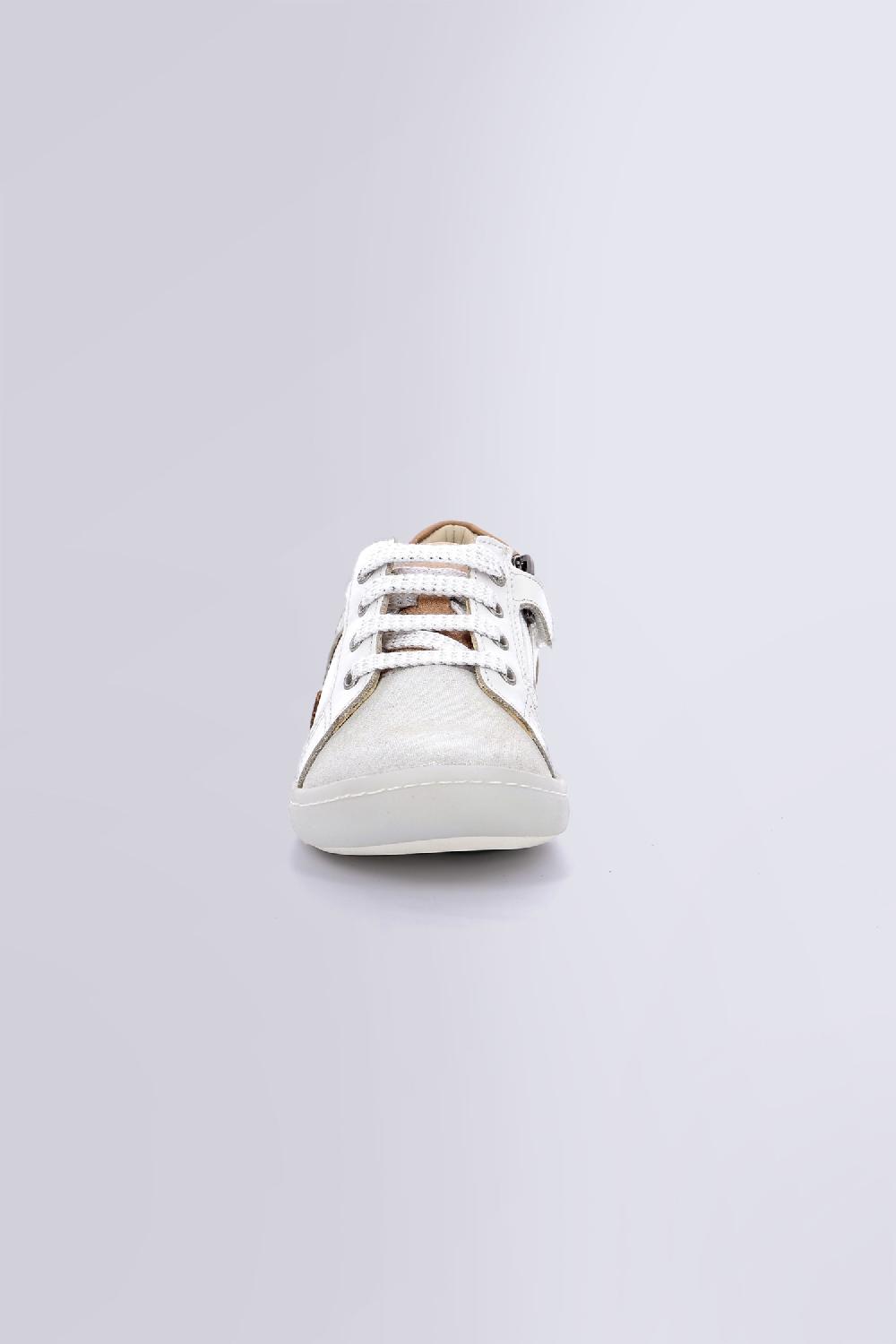 Kickers Kickpom Blanc Argent