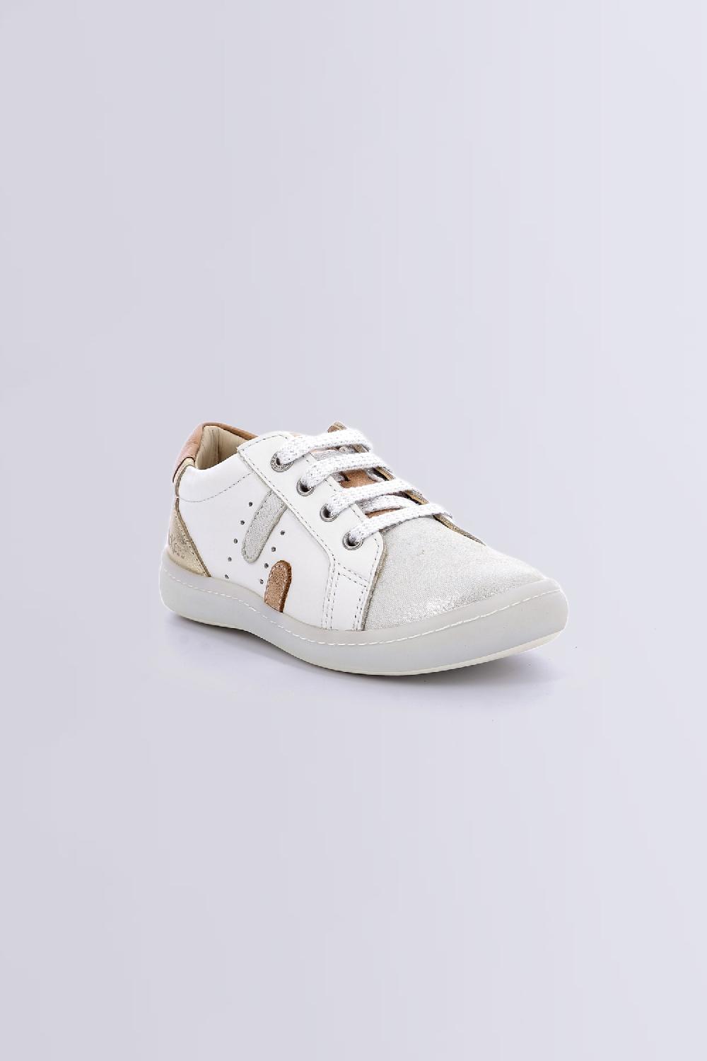 kickers Kickpom Blanc argent
