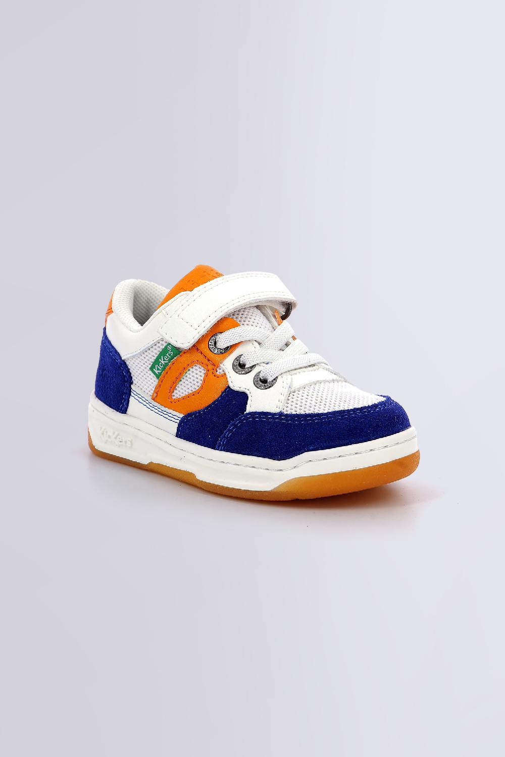 kickers KIKOUAK BLANC MARINE ORANGE