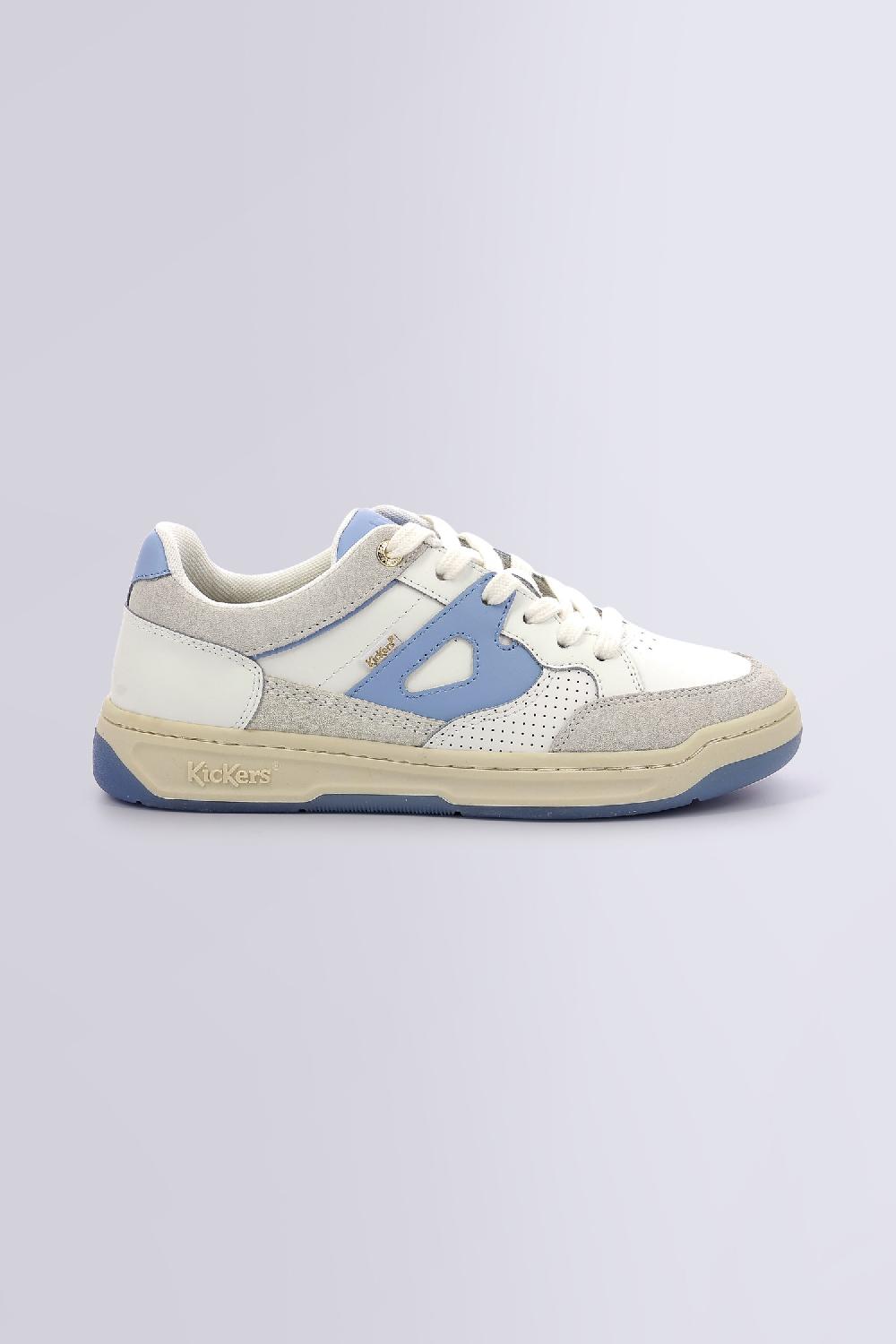 Kickers KIKOUAK JUNIOR BLANC BLEU