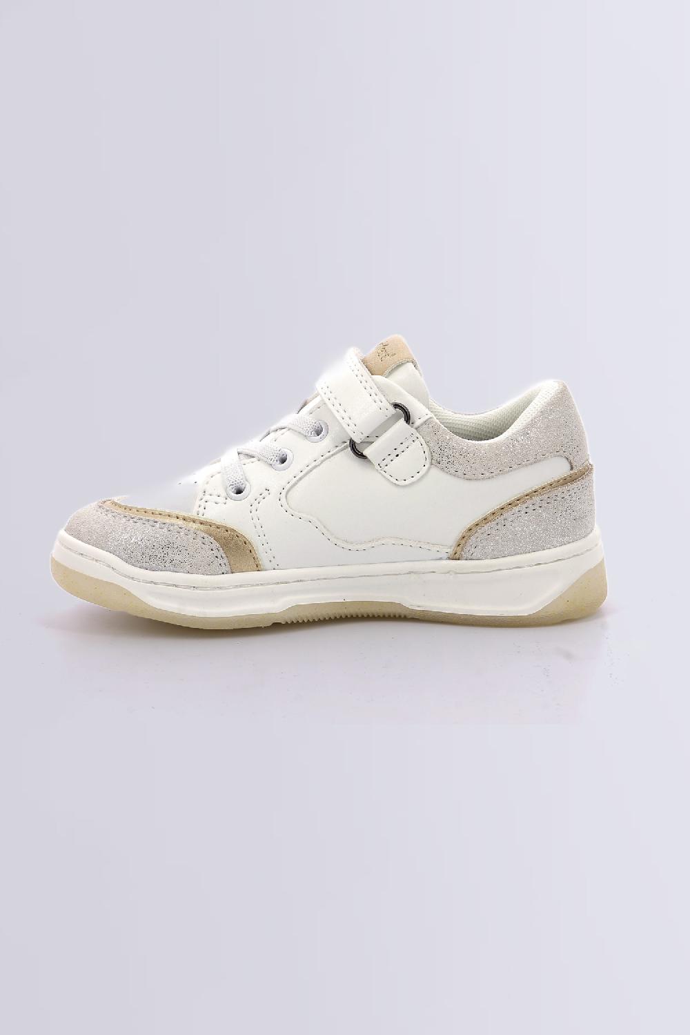 Kickers Kouic Blanc Argent Or