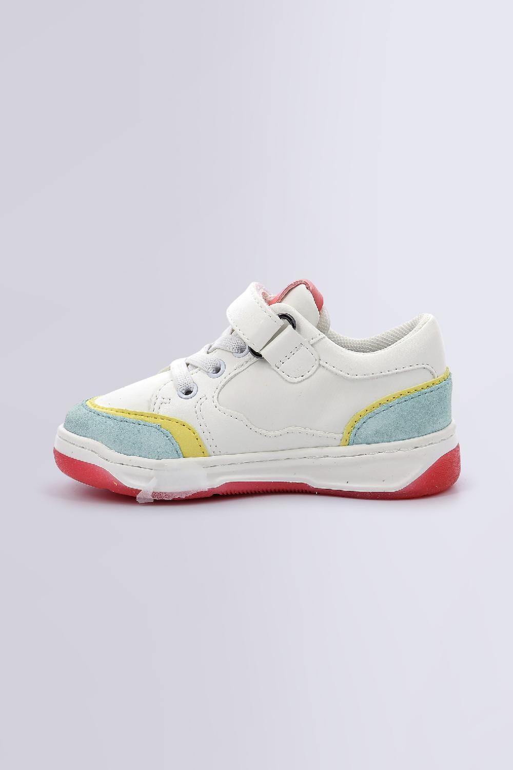 Kickers KOUIC BLANC BLEU CLAIR ROSE