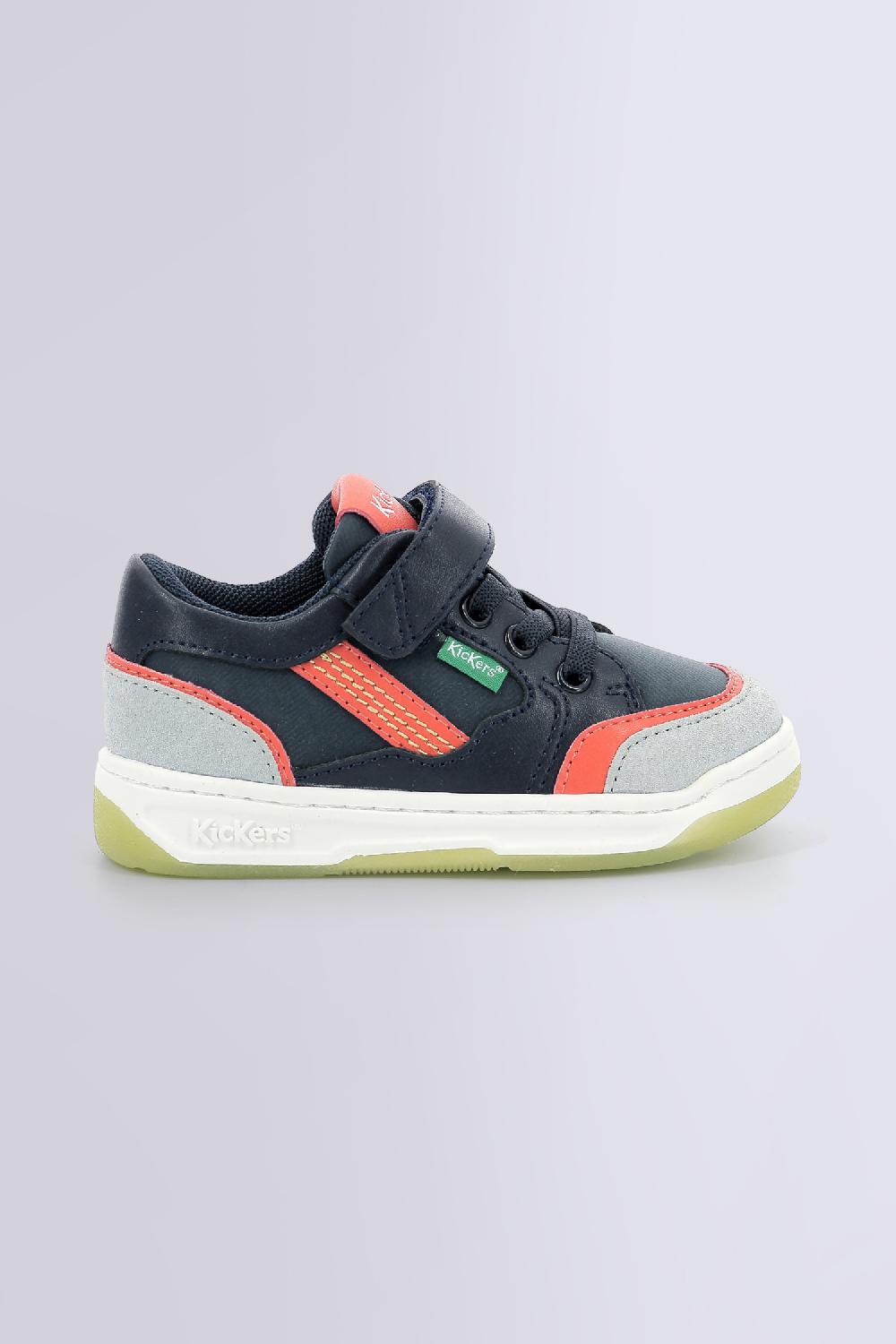 Kickers KOUIC MARINE GRIS ORANGE