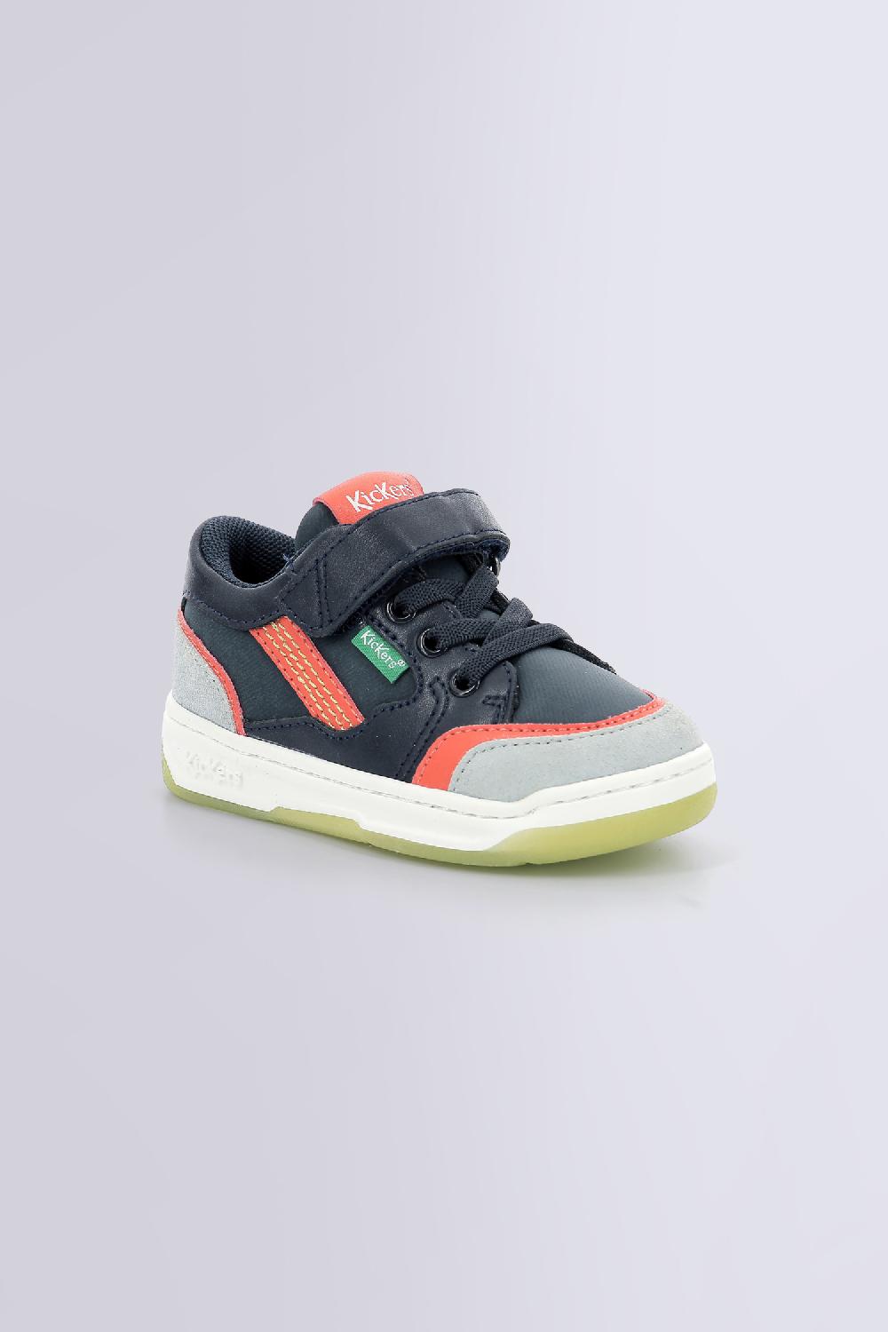 kickers KOUIC MARINE GRIS ORANGE