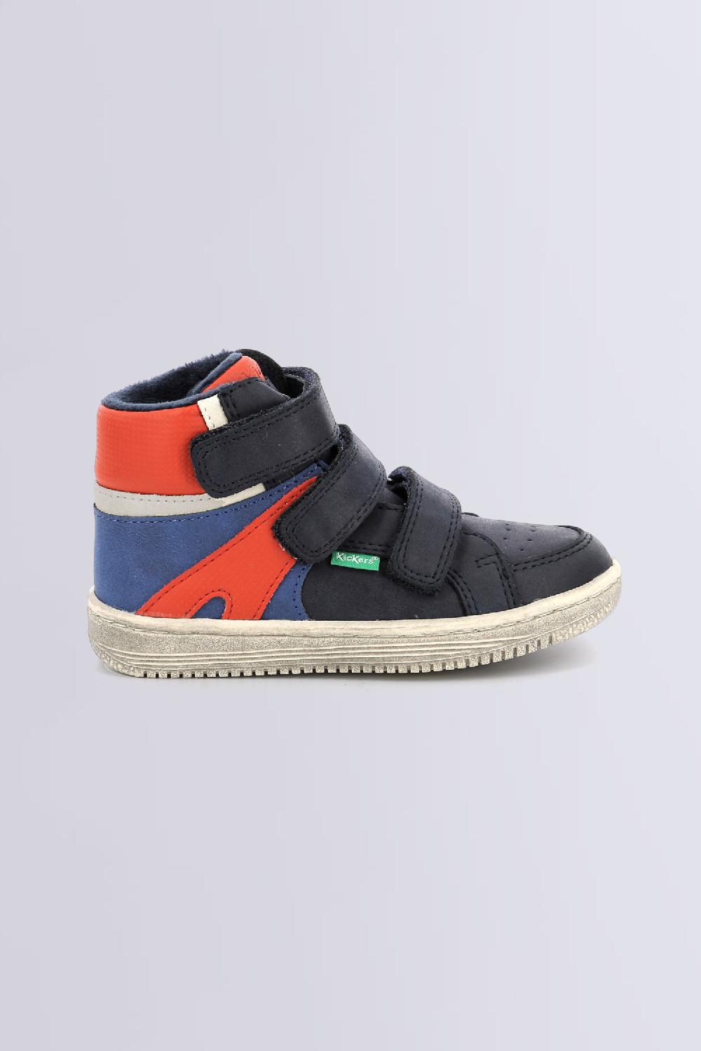 Kickers LOHAN BLEU ROUGE