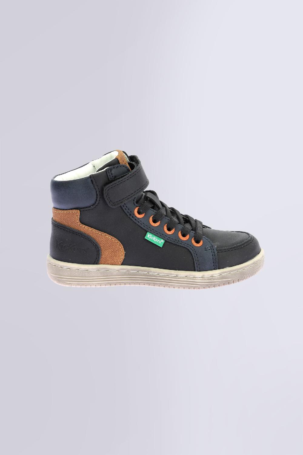 Kickers Lolastic Noir Camel Marine