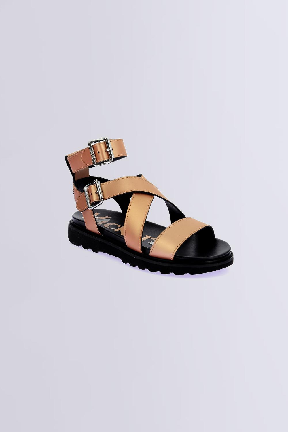 kickers Neosunny Nude metal
