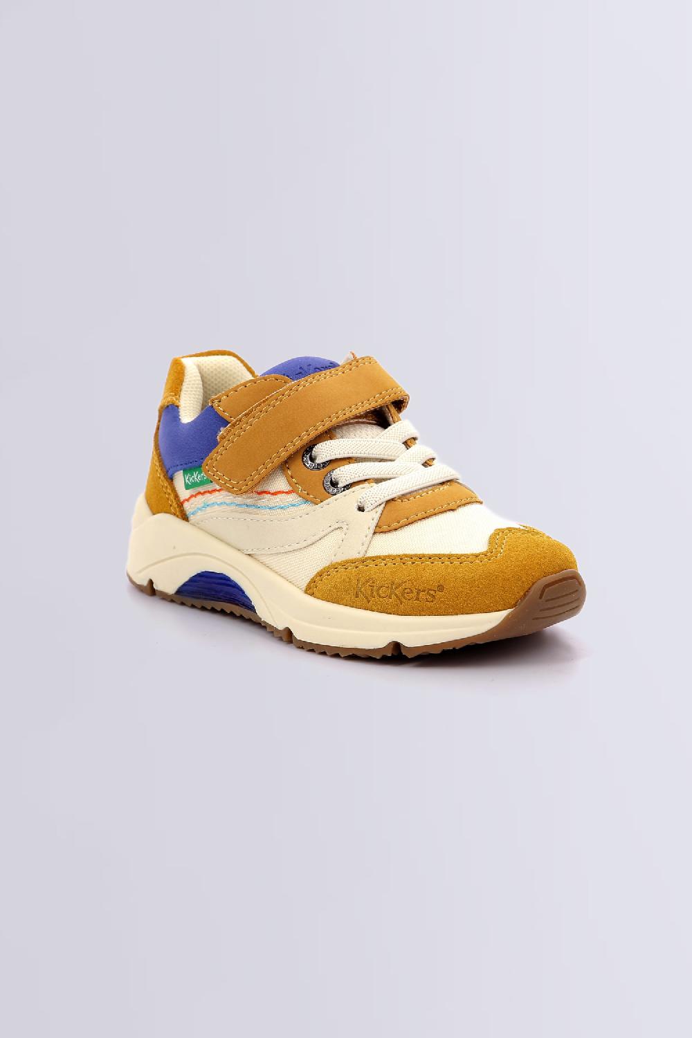 kickers Runrun Camel bleu
