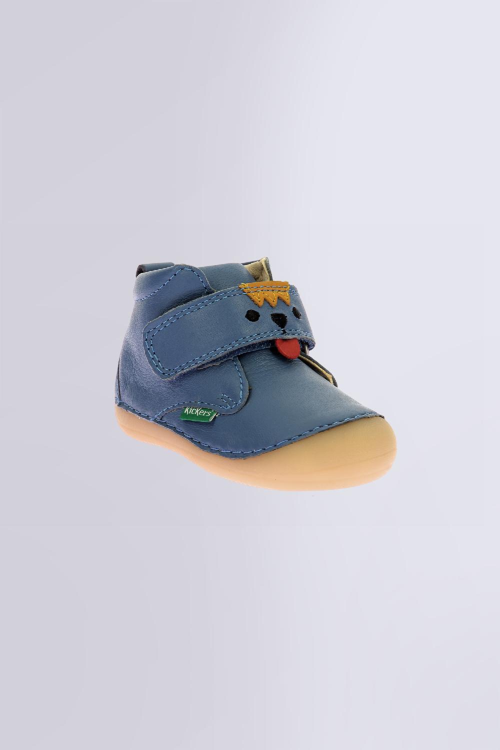 kickers Sabio Bleu denim chien