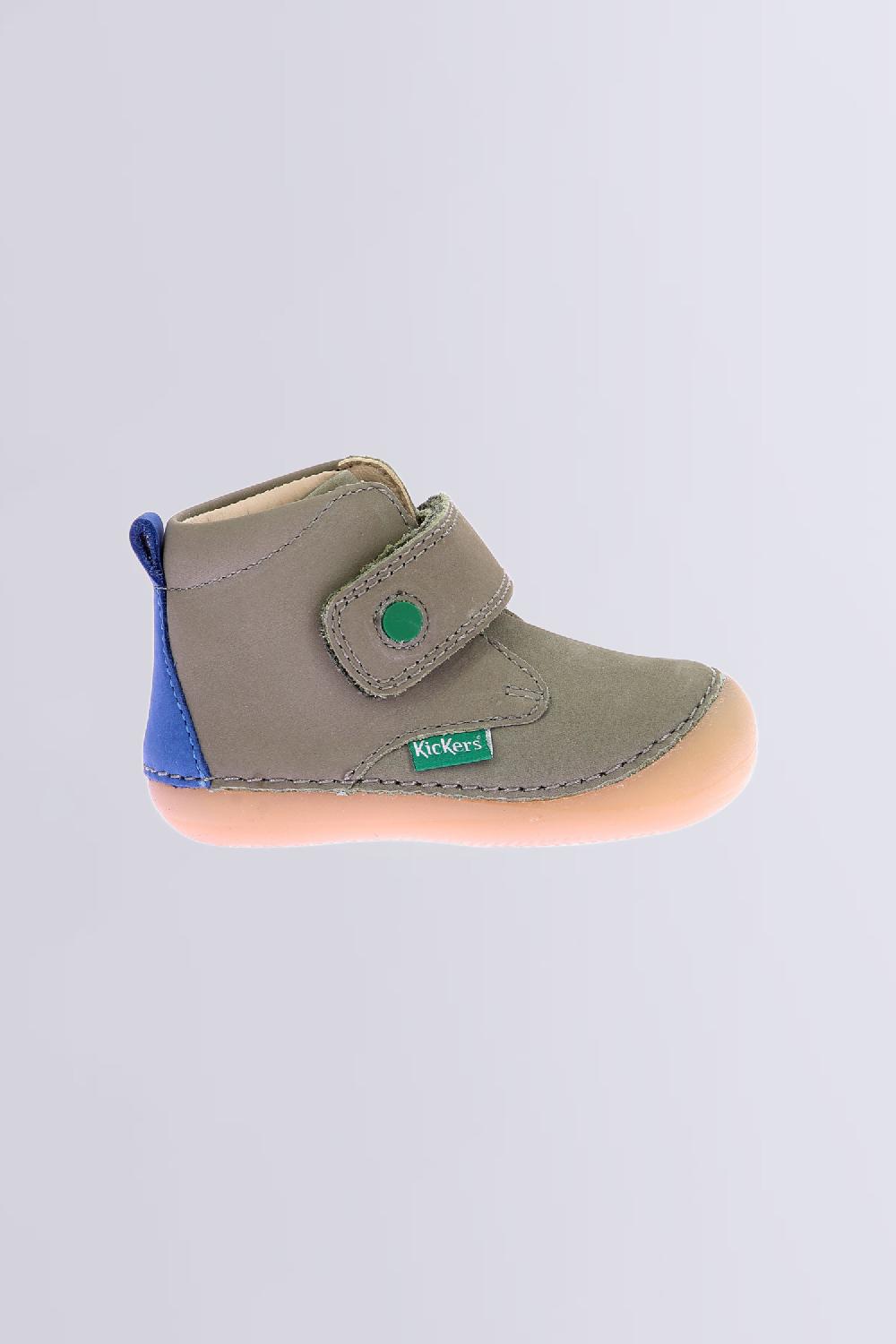 Kickers Sabio Kaki Bleu