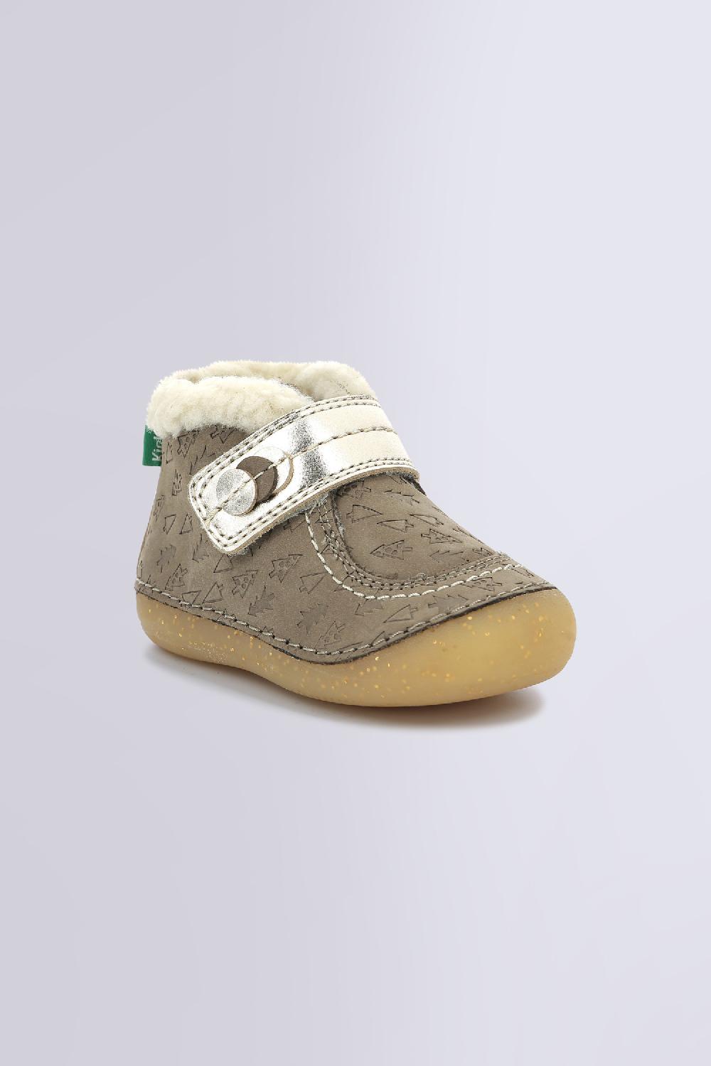 kickers SO SCHUSS TAUPE OR FANTAISIE