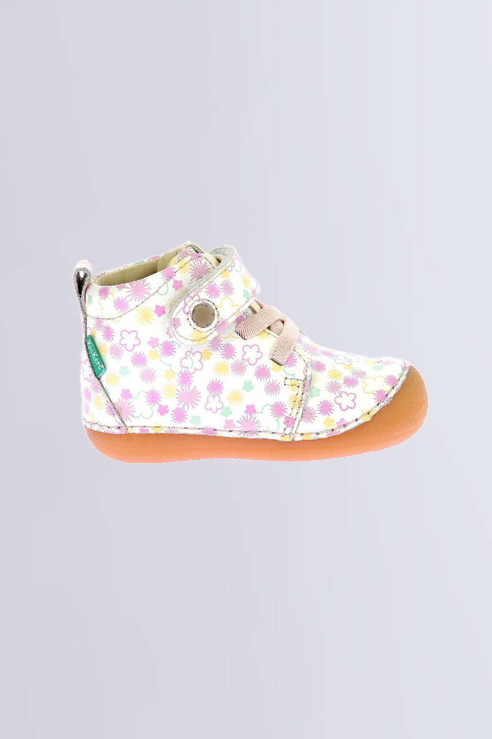 Kickers Sonizikro Blanc Imprime Festi Ete