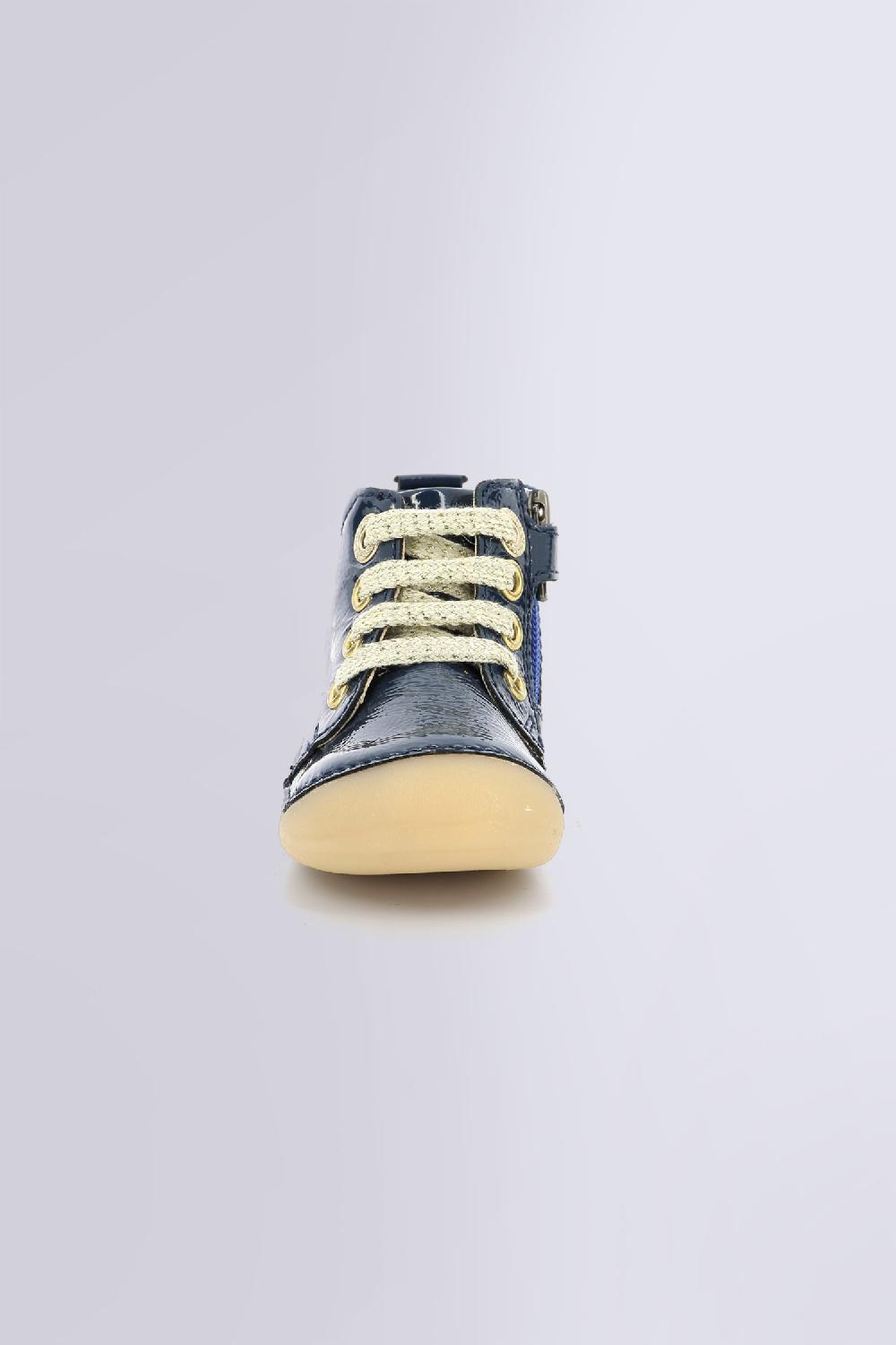 Kickers SONIZIP BLEU VERNIS