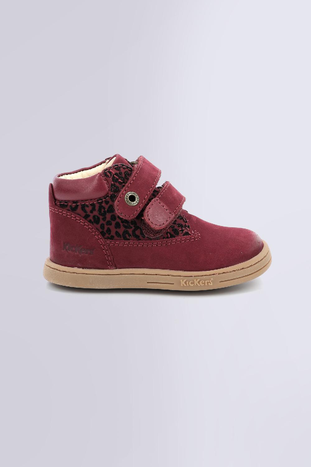 Kickers TACKEASY BORDEAUX LEOPARD (24-36)