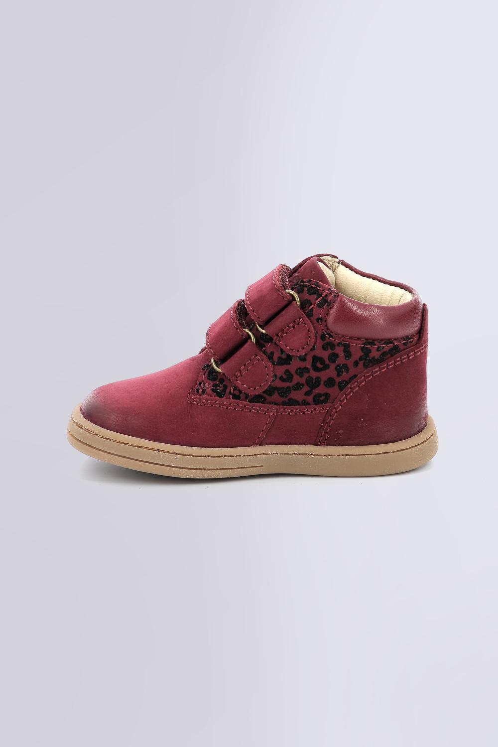 Kickers TACKEASY BORDEAUX LEOPARD (24-36)