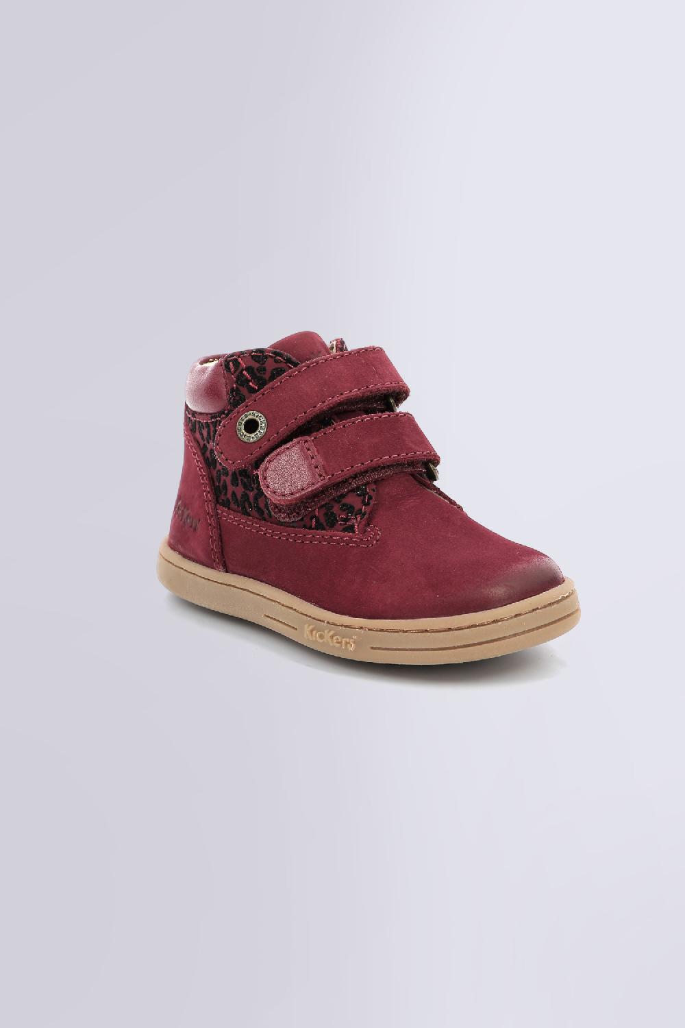 kickers TACKEASY BORDEAUX LEOPARD (24-36)