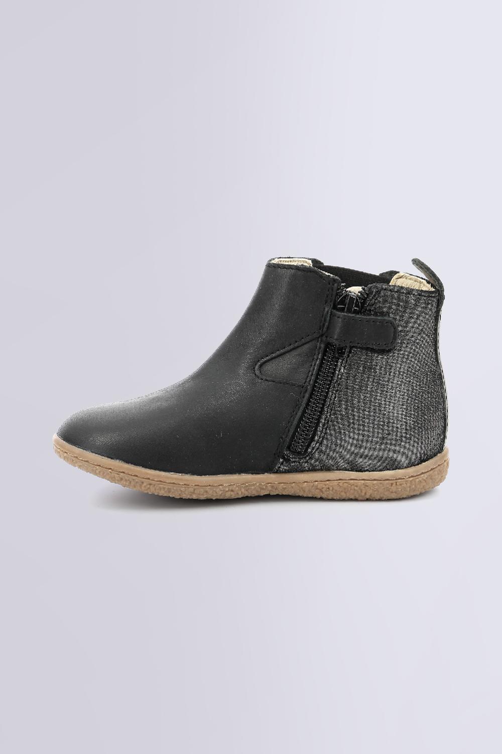 Kickers VERMILLON NOIR ARGENT